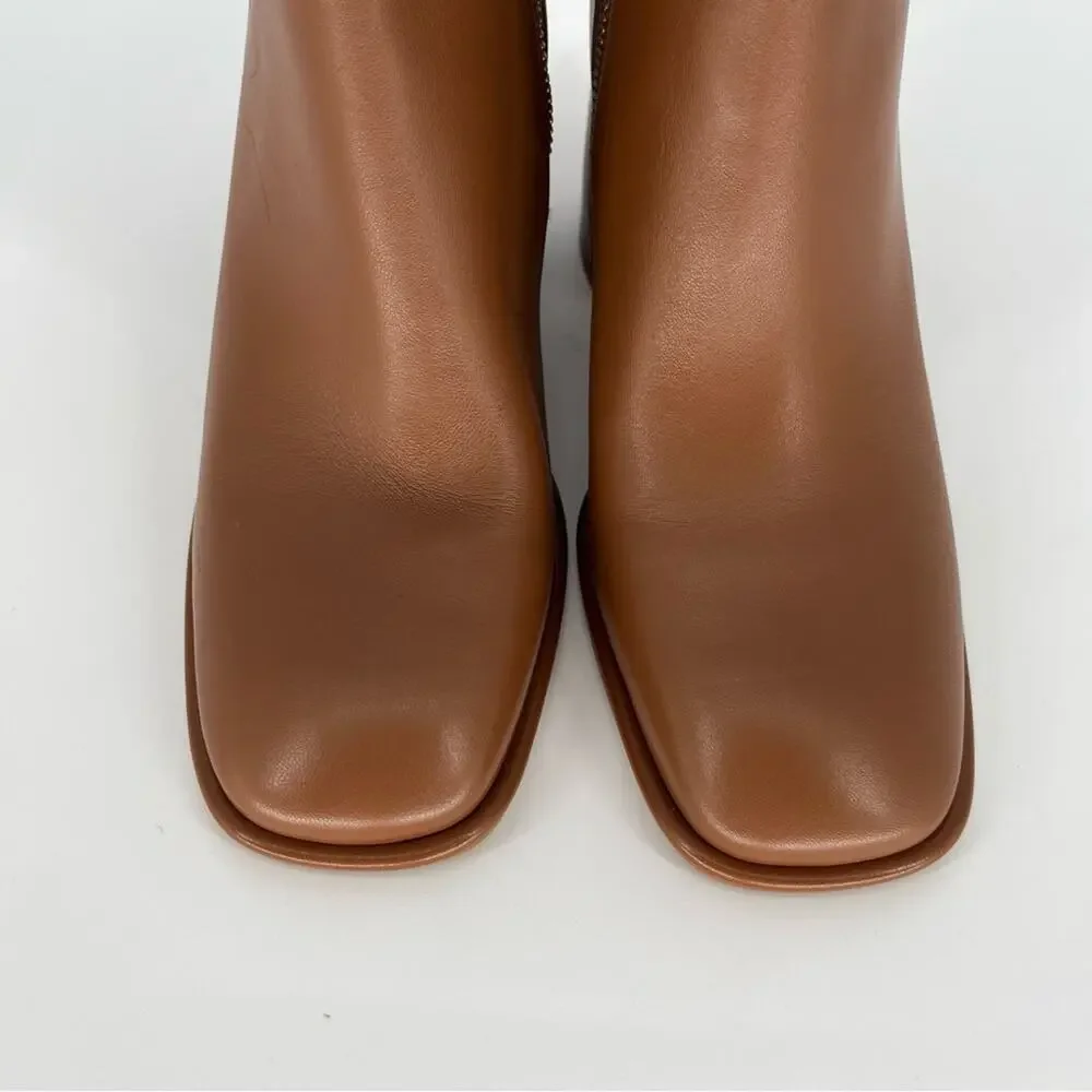 MICHAEL Michael Kors Maude Block Heel booties luggage brown - 9.5